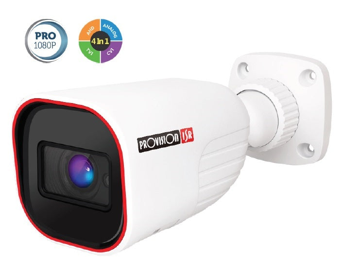 Cámara Bala PRO Marca Provision (I4-320A-28) - Cámara bala AHD 2 MP compatible CVI/TVI /Analogo, Lente fijo 2.8 (88°) mm Cámara Bala PRO Marca Provision (I4-320A-28) - Cámara bala AHD 2 MP compatible CVI/TVI /Analogo, Lente fijo 2.8 (88°) mm
